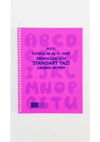 Standart Güzel Yazı Defteri A5 Sipralli Plastik Kapak