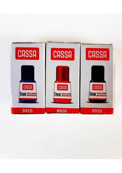 Beyaz Tahta Kalem Mürekkebi 20ML Kırmızı