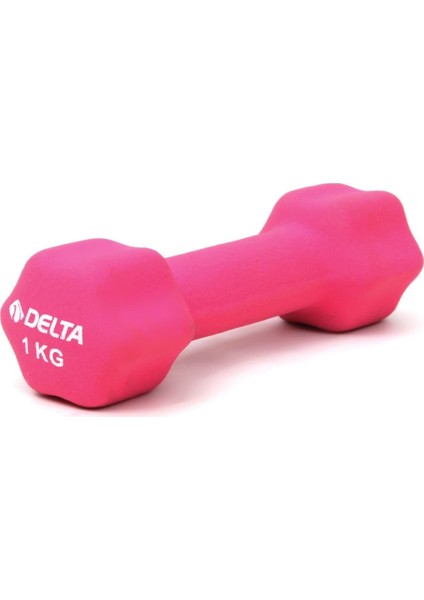 1 Kg x 1 Adet Deluxe Neopren Kaplı Fuşya Demir Dambıl