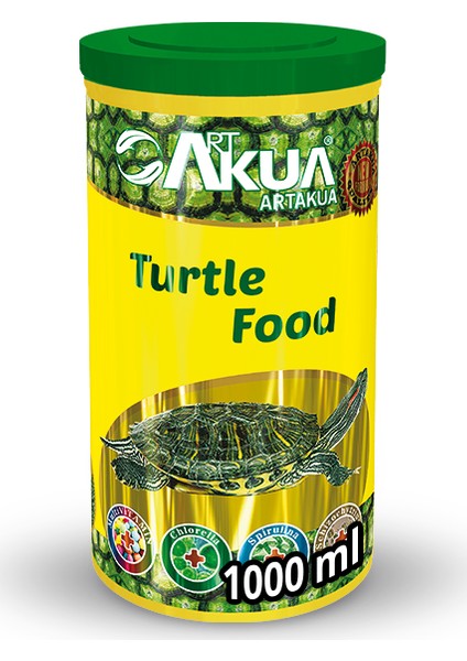 Art Akua Turtle Food Balık Yemi 1.000 ml (400 g)