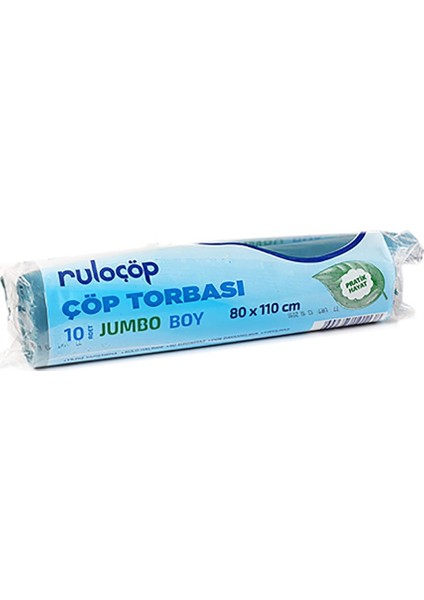 Ruloçöp Çöp Torbası Jumbo Boy 20 Rulo