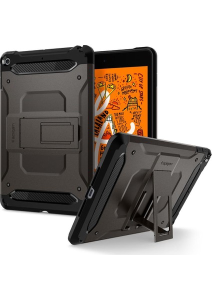 Apple iPad Mini 5 Kılıf Tough Armor TECH Gunmetal - 051CS26115