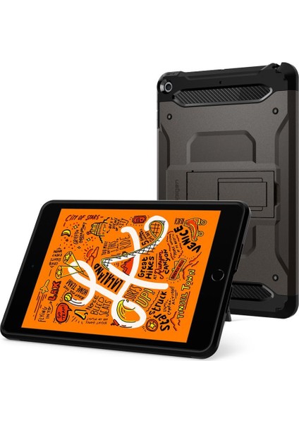 Apple iPad Mini 5 Kılıf Tough Armor TECH Gunmetal - 051CS26115