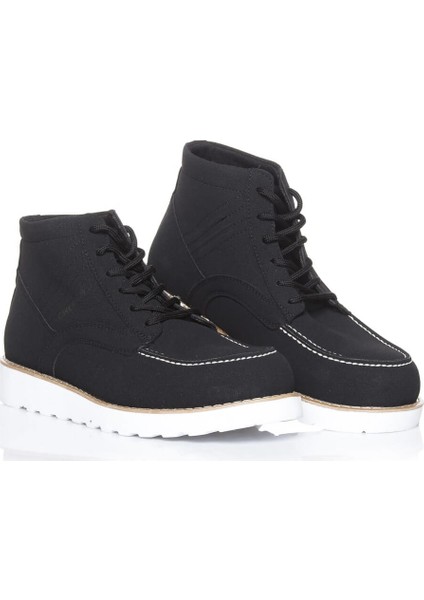 Ch047 Süet Bt Erkek Bot Siyah