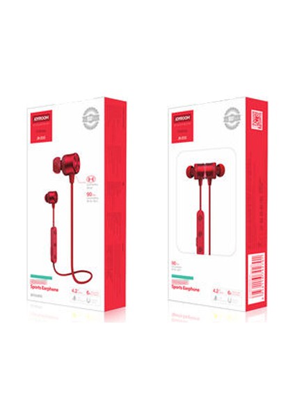 Aktif Aksesuar Joyroom JR-D3S Spor Bluetooth Kulaklık - Kırmızı