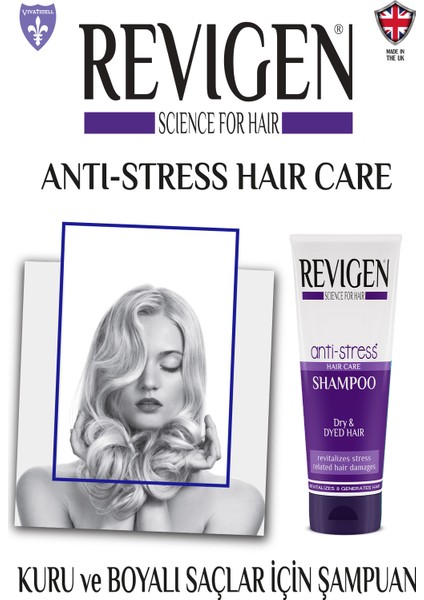 Anti-Stress Şampuan Kuru ve Boyalı Saçlar İçin 250 ml