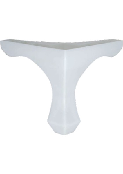 14 cm Lükens Ayak Beyaz