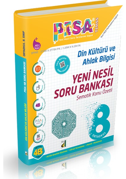 Pisa Yeni Nesil Din Kültürü ve Ahlak Bilgisi Soru Bankası-8. Sınıf