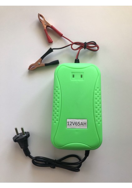 Elektrikli Bisiklet Şarj Cihazı 12V 65AH Adaptör | Kuru Akü Şarj Aleti | 12 Volt 65 Amper Tam Amper ve Voltaj Uyumlu modelleri