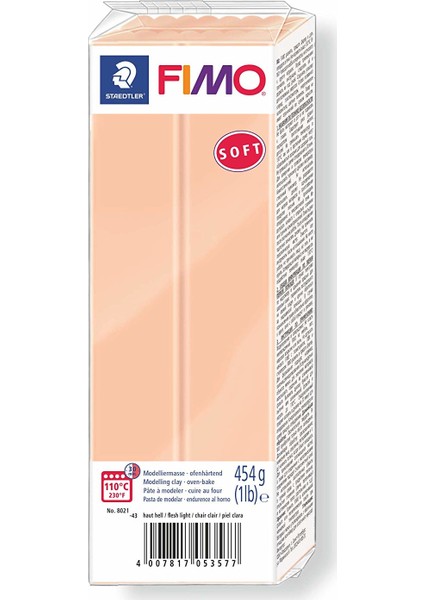 Staedtler Fimo Soft Polimer Kil 454 Gr. 43 Flesh