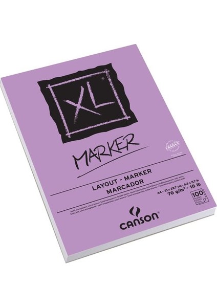 Xl Marker Defteri Pad A4 70 Gr. 100 Sayfa