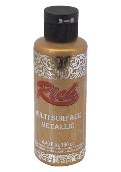 Multi Surface Metalik Her Yüzey Için Akrilik Boya 130 Cc. 6524 Bronz