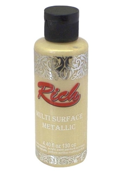 Multi Surface Metalik Her Yüzey Için Akrilik Boya 130 Cc. 6514 Krem
