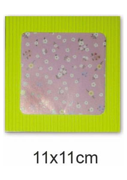 Desenli Kuşe Origami Kağıdı No:2 (11X11 Cm) Karışık Renk