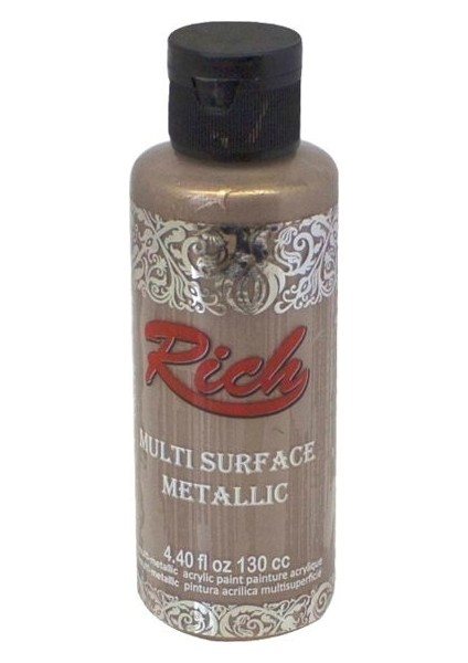 Multi Surface Metalik Her Yüzey Için Akrilik Boya 130 Cc. 6526 Latte