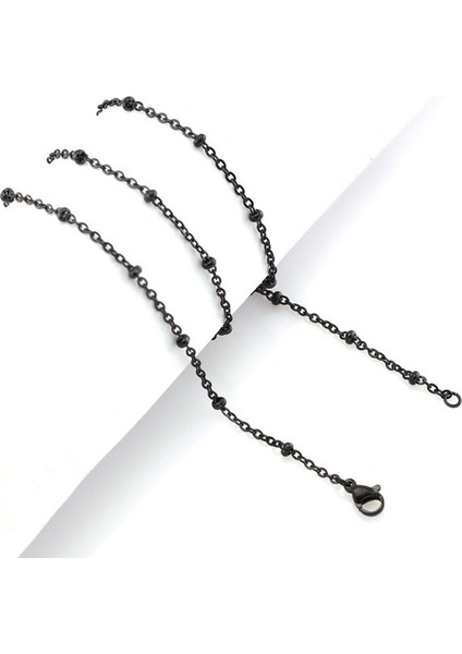 2,4 mm. 50 cm. Araları Toplu Çelik Zincir eb28