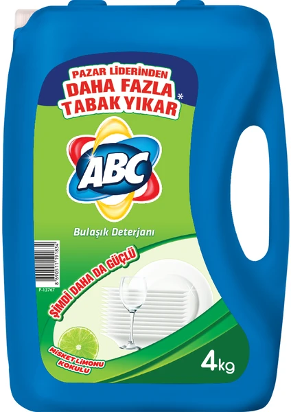 Abc Bulaşık Deterjanı Misket Limon 4 Lt