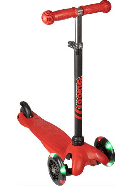 3 Tekerlekli LED Işıklı Scooter - Kırmızı fiyatları