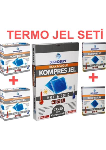 Dermosept Sıcak Soğuk Termo Jel Kompres Buz Jel Termojel Seti