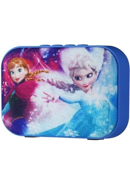 Disney Frozen Karlar Ülkesi Bluetooth Kablosuz  Hoparlör Anna Elsa Lisanslı DY-1010-FR