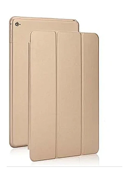 Apple iPad 9.7" 2018 6.Nesil Mrjn2Tu/A Sun. Deri Kılıf Smart Cover Altın