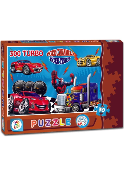 Turbo Taşıtlar 70 Parça Puzzle