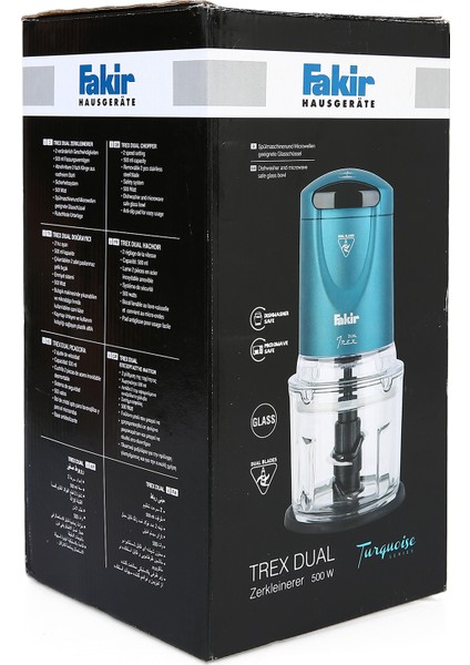 Trex Dual Cam Doğrayıcı -Turquise