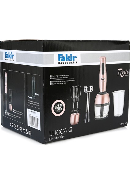 Lucca Rose 1000 W Blender Seti