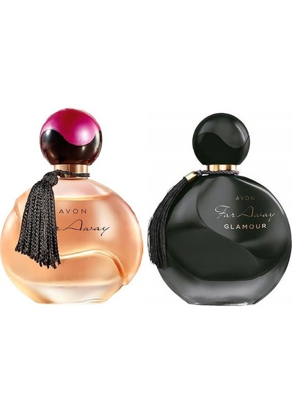 Far Away Bayan Parfüm 50 Ml+Avon Far Away Glamour 2 Li Set