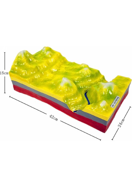 Akarsuların Etkilerini Gösteren Coğrafya Modeli – 42CM x 24CM x 15CM fiyatları