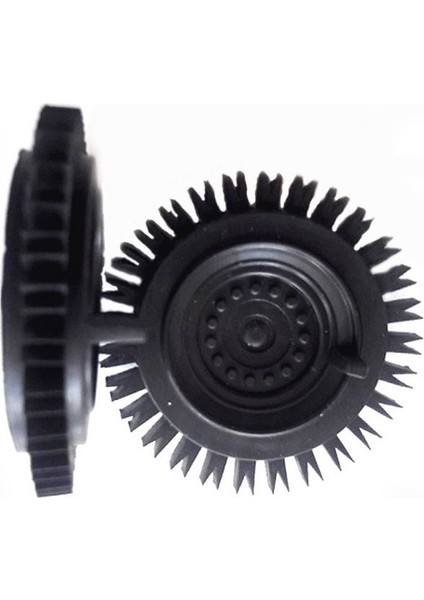 4 Adet Ø50MM Robot Araba Için Tırtıklı Tekerlek 2 Adet Mil Seti