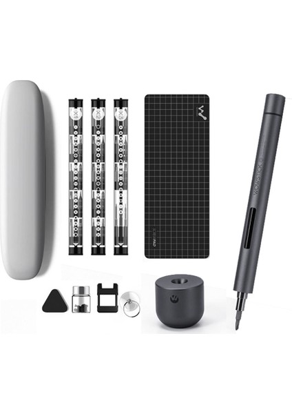 Buyfun Wowstick 1f+ 69'lu Elektrikli Hassas Tornavida Seti - Gümüş (Yurt Dışından)