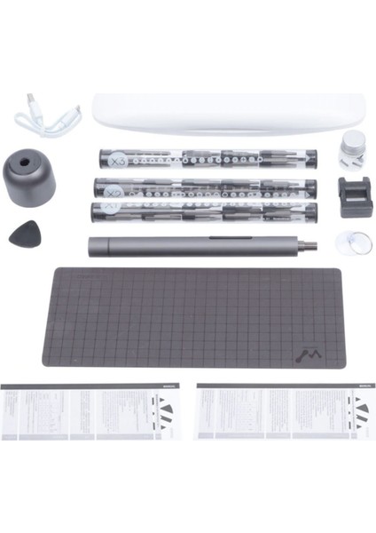 Buyfun Wowstick 1f+ 69'lu Elektrikli Hassas Tornavida Seti - Gümüş (Yurt Dışından)