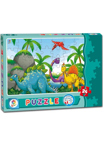 Dinazor 24 Parça Çocuk Puzzle