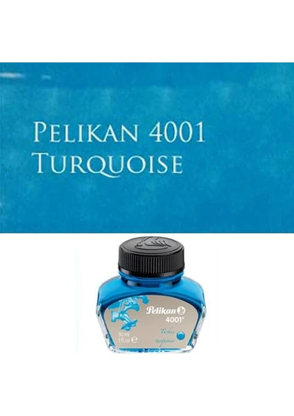 4001 Dolmakalem Mürekkebi 30 Ml. Turkuaz