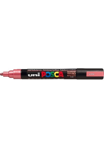 Posca Pc-5m Boyama Markörü 1.8-2.5 mm Metalik Kırmızı