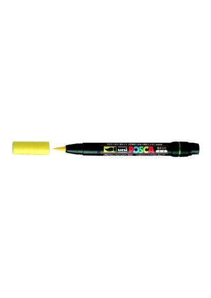 Posca PCF-350 Boyama Markörü 1-10 mm Fırça Uç Sarı
