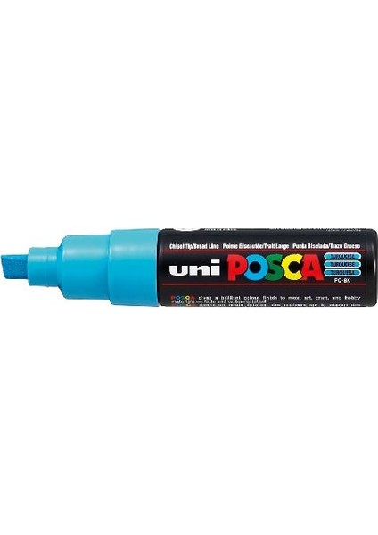 Posca Pc-8k Boyama Markörü 8 mm Kesik Uç Turkuaz