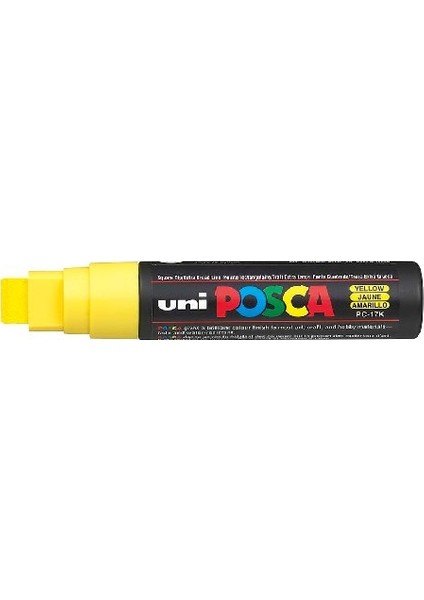 Posca PC-17K Boyama Markörü 15 mm Kesik Uç Sarı