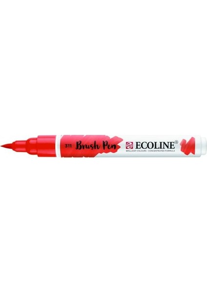 Ecoline Brush Pen Fırça Uçlu Kalem 311 Vermilion
