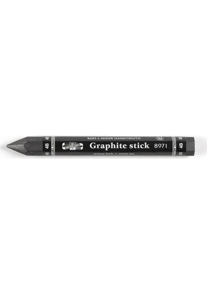 Koh-I Noor Jumbo Graphite Stick 4b Ağaçsız Kalın Grafit Füzen Kalem