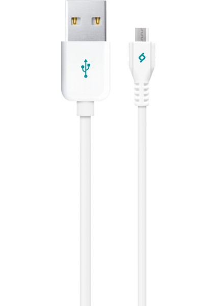 AlumiCable XL Micro USB Kablo Beyaz 2M 2DK21B
