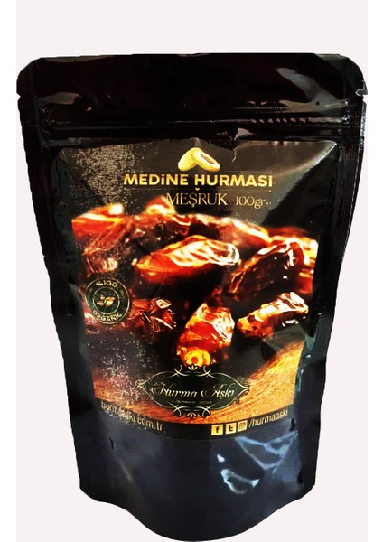 Medine Hurması Meşruk 100 gr