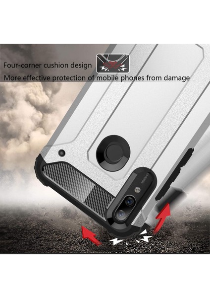 Huawei P Smart Z Kılıf Rugged Armor Rose Gold
