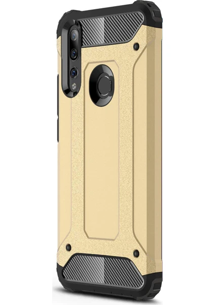 Huawei Y9 Prime 2019 Kılıf Rugged Armor Gold