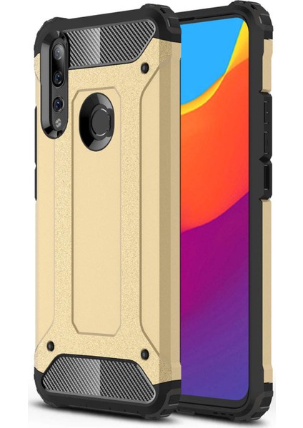 Huawei Y9 Prime 2019 Kılıf Rugged Armor Gold