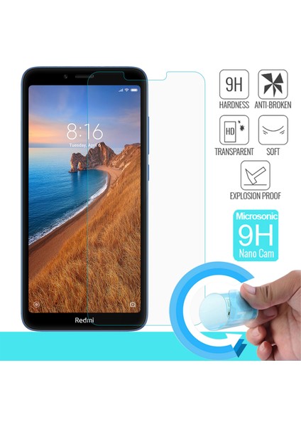 Xiaomi Redmi 7A Nano Cam Ekran Koruyucu