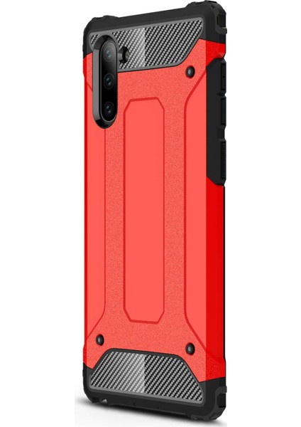 Samsung Galaxy Note 10 Kılıf Rugged Armor Kırmızı