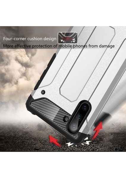Samsung Galaxy Note 10 Kılıf Rugged Armor Kırmızı