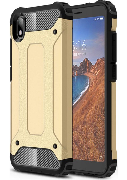 Xiaomi Redmi 7A Kılıf Rugged Armor Gold